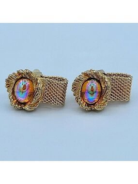 Goldtone Cufflinks #1182